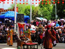 shoton festival Tibetan Opera Show